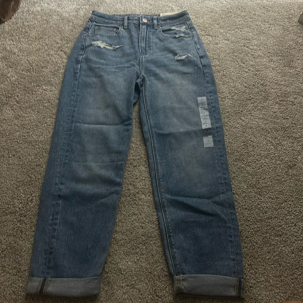 American eagle mom straight jeans